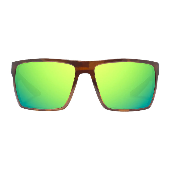 Bajio Stiltsville Sunglasses Brown Tortoise Gloss Green Mirror Glass - Madison River Fishing Company