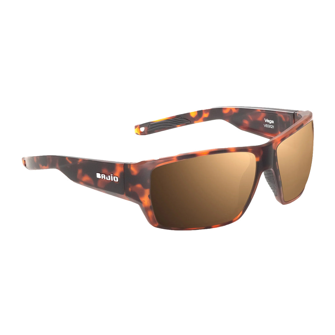 Bajio Vega Sunglasses Brown Tortoise Matte Copper