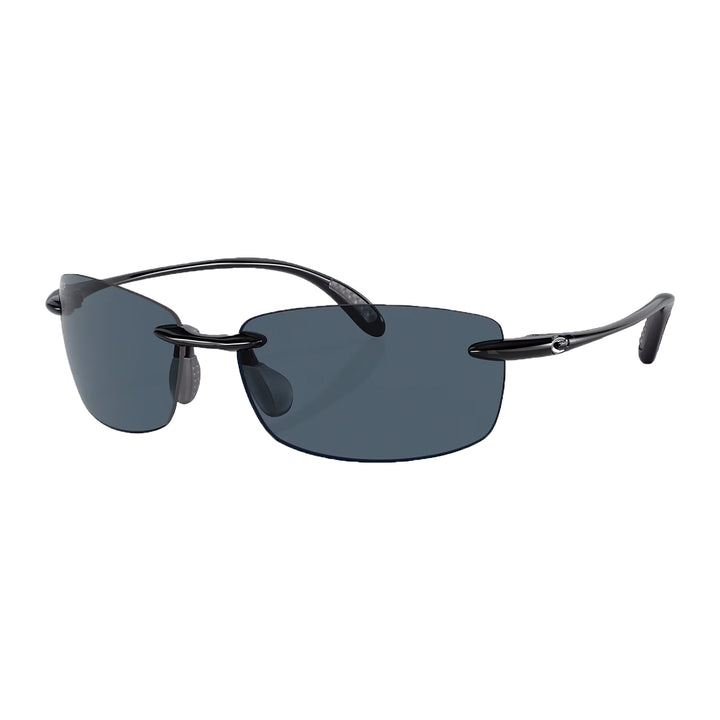 Costa Ballast Sunglasses Shiny Black Gray 580P - Madison River Fishing Company