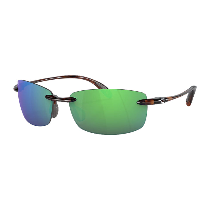Costa Ballast Sunglasses Tortoise Green Mirror 580P - Madison River Fishing Company