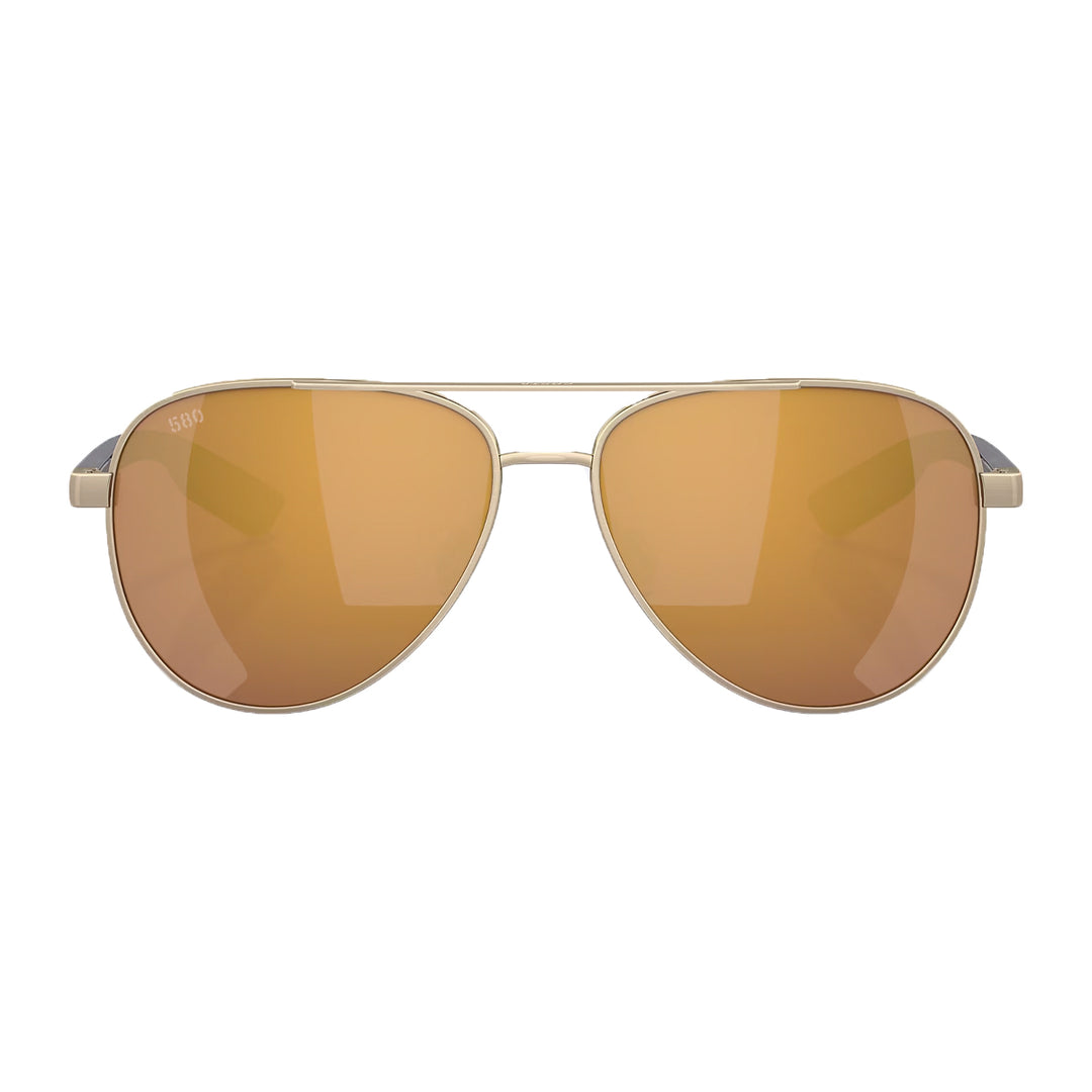 Costa Peli Sunglasses Brushed Gold - Gold Mirror 580G - Madison River Fishing Company