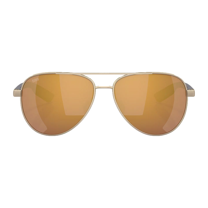 Costa Peli Sunglasses Brushed Gold - Gold Mirror 580G - Madison River Fishing Company