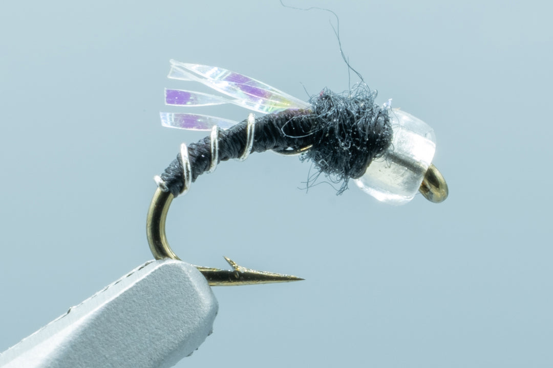 crystal fly fishing rod Crystal Midge Black #18 – Madison River Fishing Company
