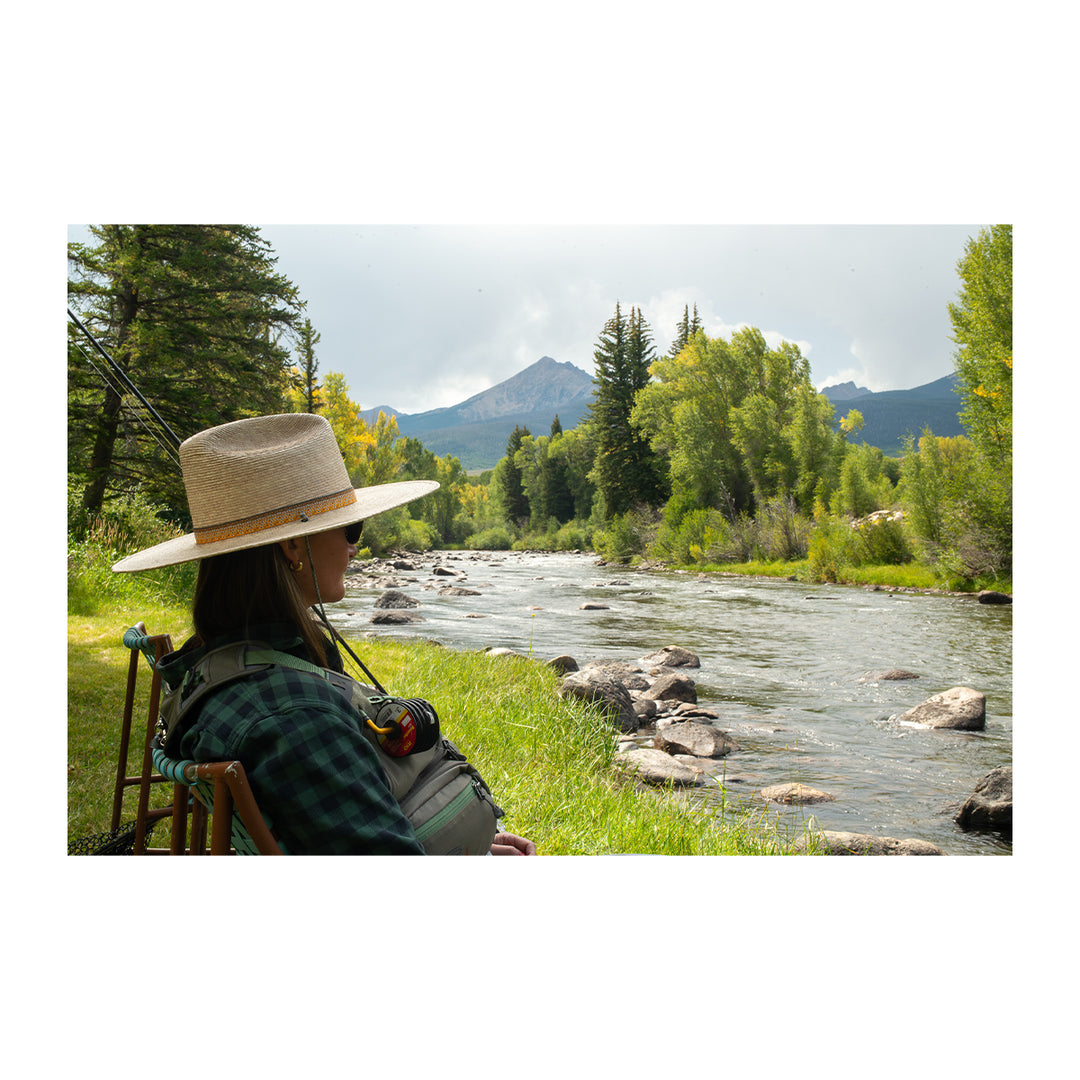 cane pole fishing lazy tree bank hat Tula Hats and cultural heritage High Country Hat XL