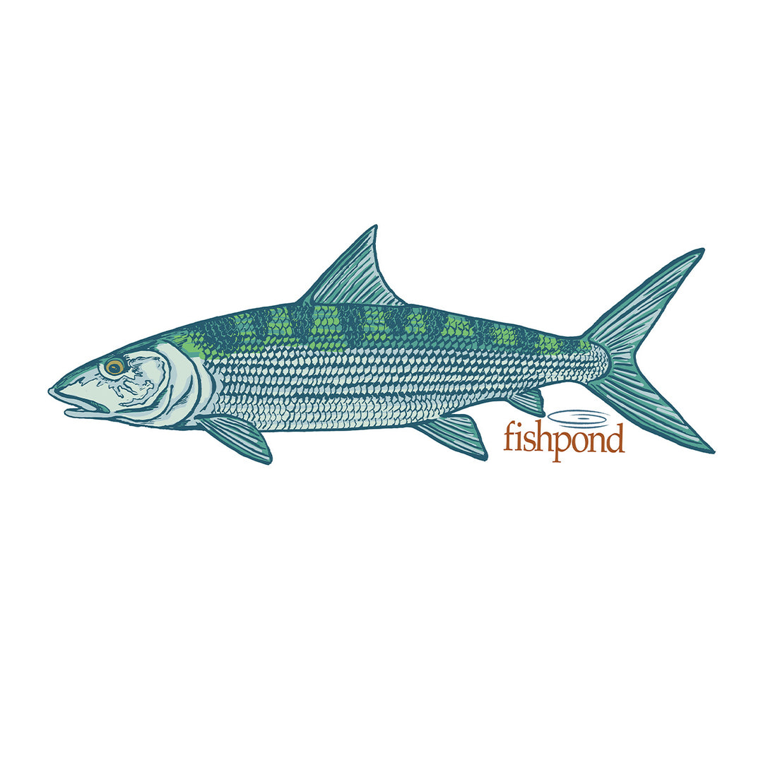 Fishpond Phantom Sticker 6"