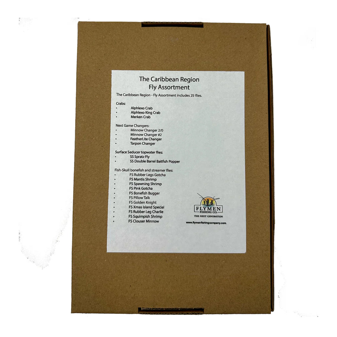 FlyMen Fly Assortment - Caribbean Region - Madison River Fishing Company