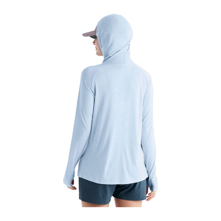 Free Fly Women's Bamboo Lightweight Hoodie II Clear Sky - Madison River Fishing Company