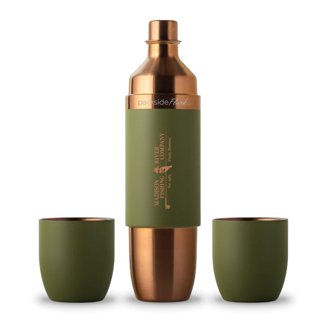 High Camp Flasks MRFC Logo Parkside Flask (750ml) Sage