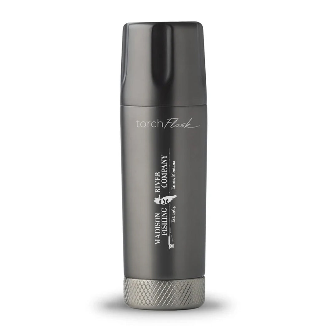 High Camp Flasks MRFC Logo Torch Flask (9oz.) Gunmetal