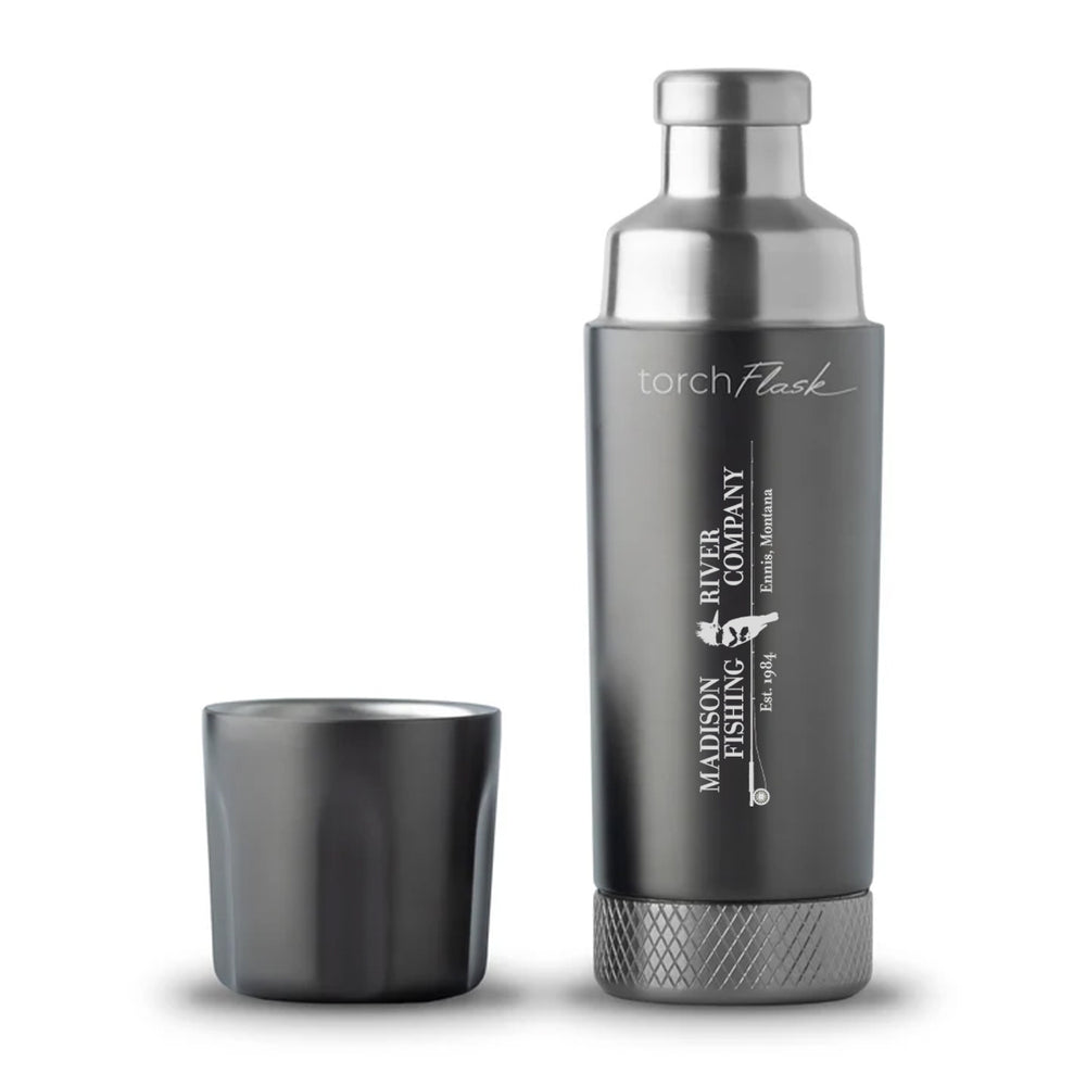 High Camp Flasks MRFC Logo Torch Flask (9oz.) Gunmetal