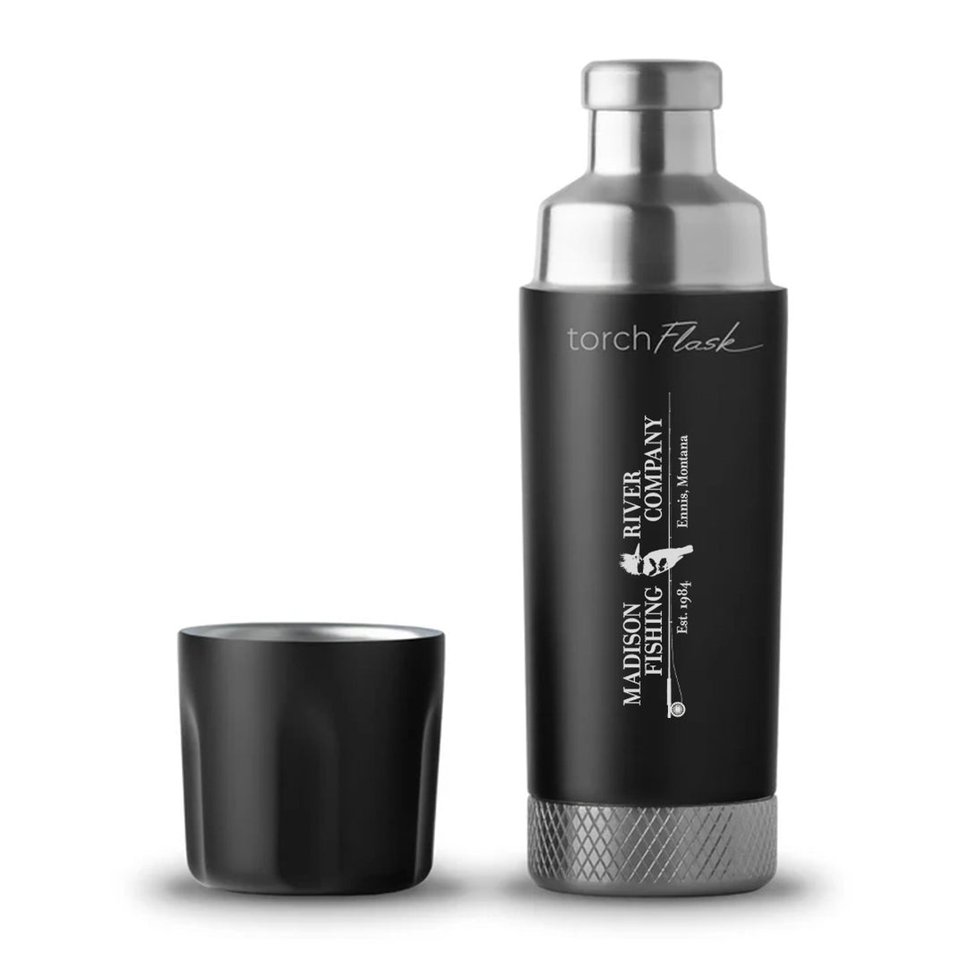 High Camp Flasks MRFC Logo Torch Flask (9oz.) Onyx