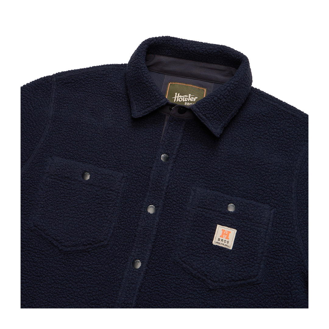 Howler Bros Allegheny Fleece Overshirt Dark Indigo - Madison River Fishing Company