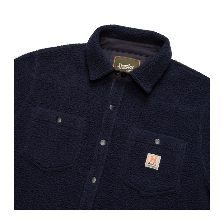 Howler Bros Allegheny Fleece Overshirt Dark Indigo - Madison River Fishing Company