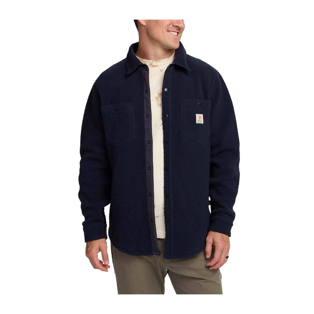 Howler Bros Allegheny Fleece Overshirt Dark Indigo - Madison River Fishing Company