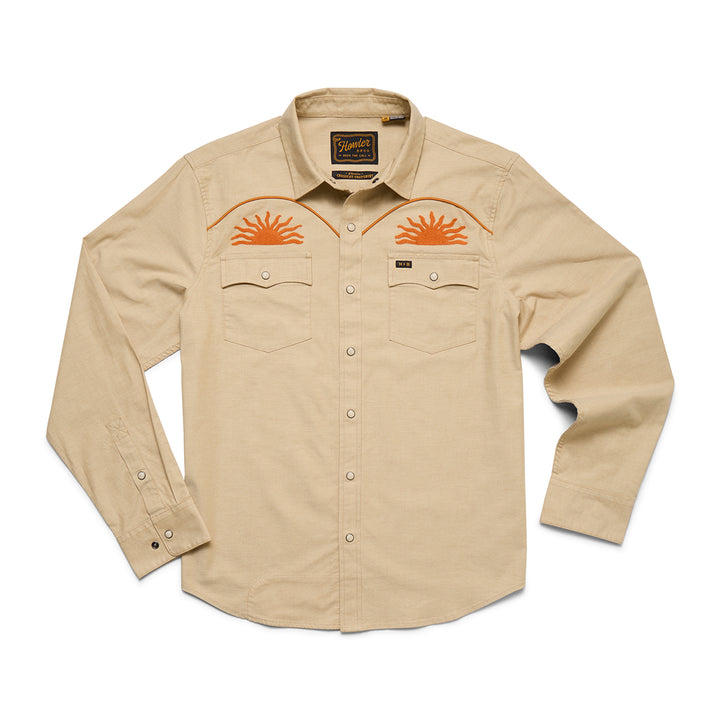 Howler Bros Crosscut Deluxe Longsleeve El Sol : Gold - Madison River Fishing Company