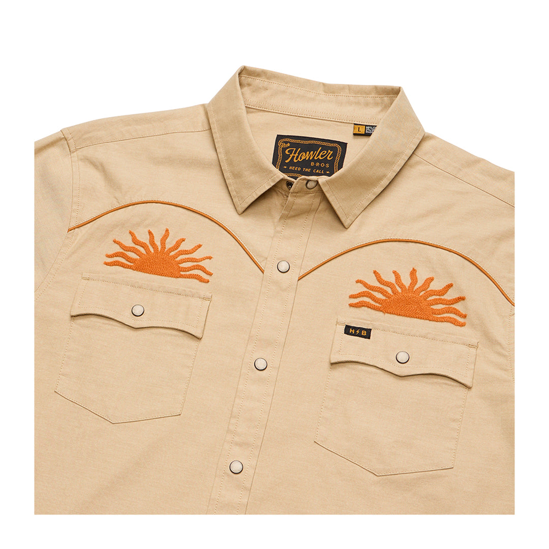 Howler Bros Crosscut Deluxe Longsleeve El Sol : Gold - Madison River Fishing Company