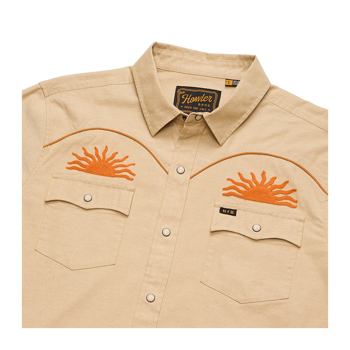 Howler Bros Crosscut Deluxe Longsleeve El Sol : Gold - Madison River Fishing Company