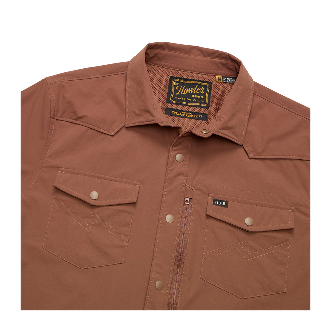 Howler Bros Emerger Tech Longsleeve Mink Brown - Madison River Fishing Company