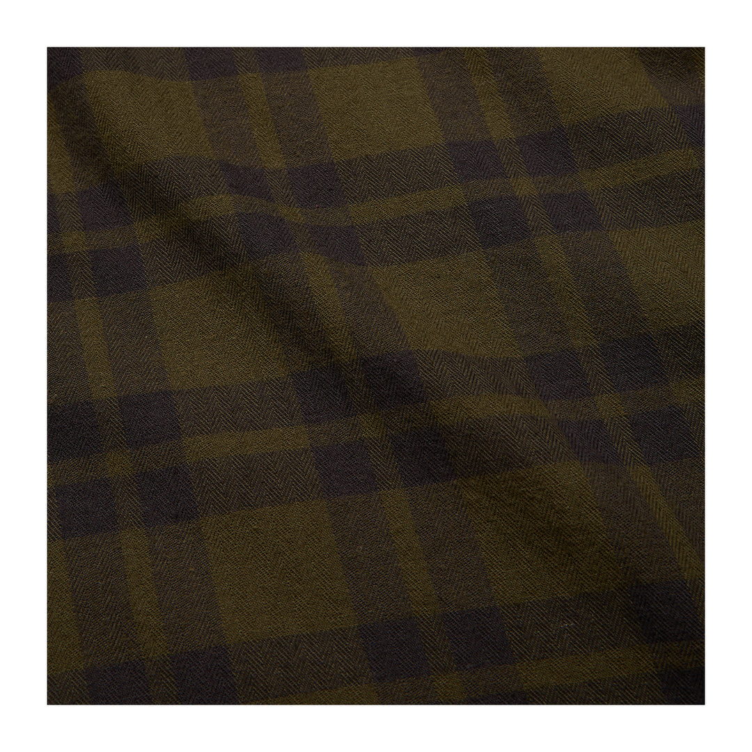 Howler Bros La Grange Lightweight Flannel Cohen Plaid : Dark Olive - Madison River Fishing Company