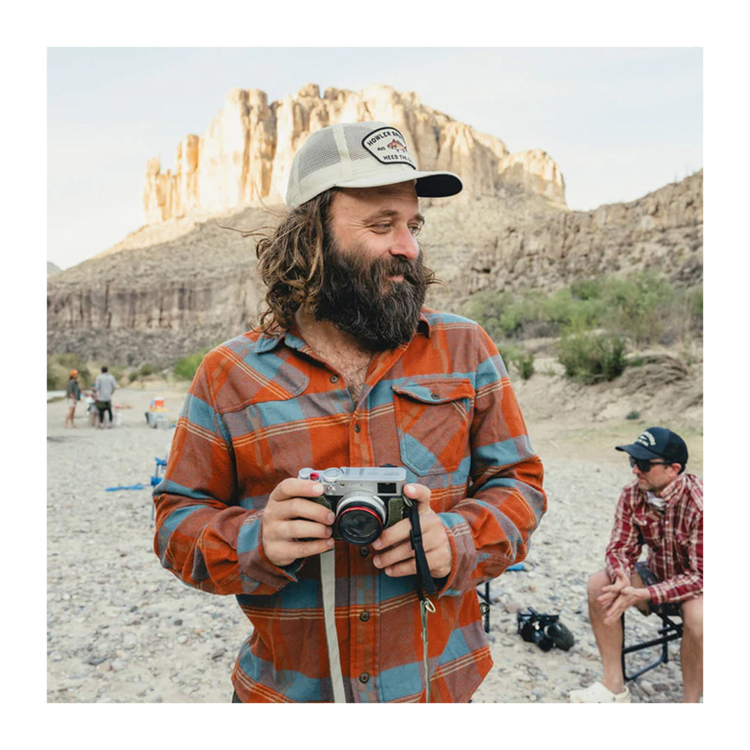 Howler Bros Unstructured Snapback Hats Feedstore : Redfish : Off White - Madison River Fishing Company