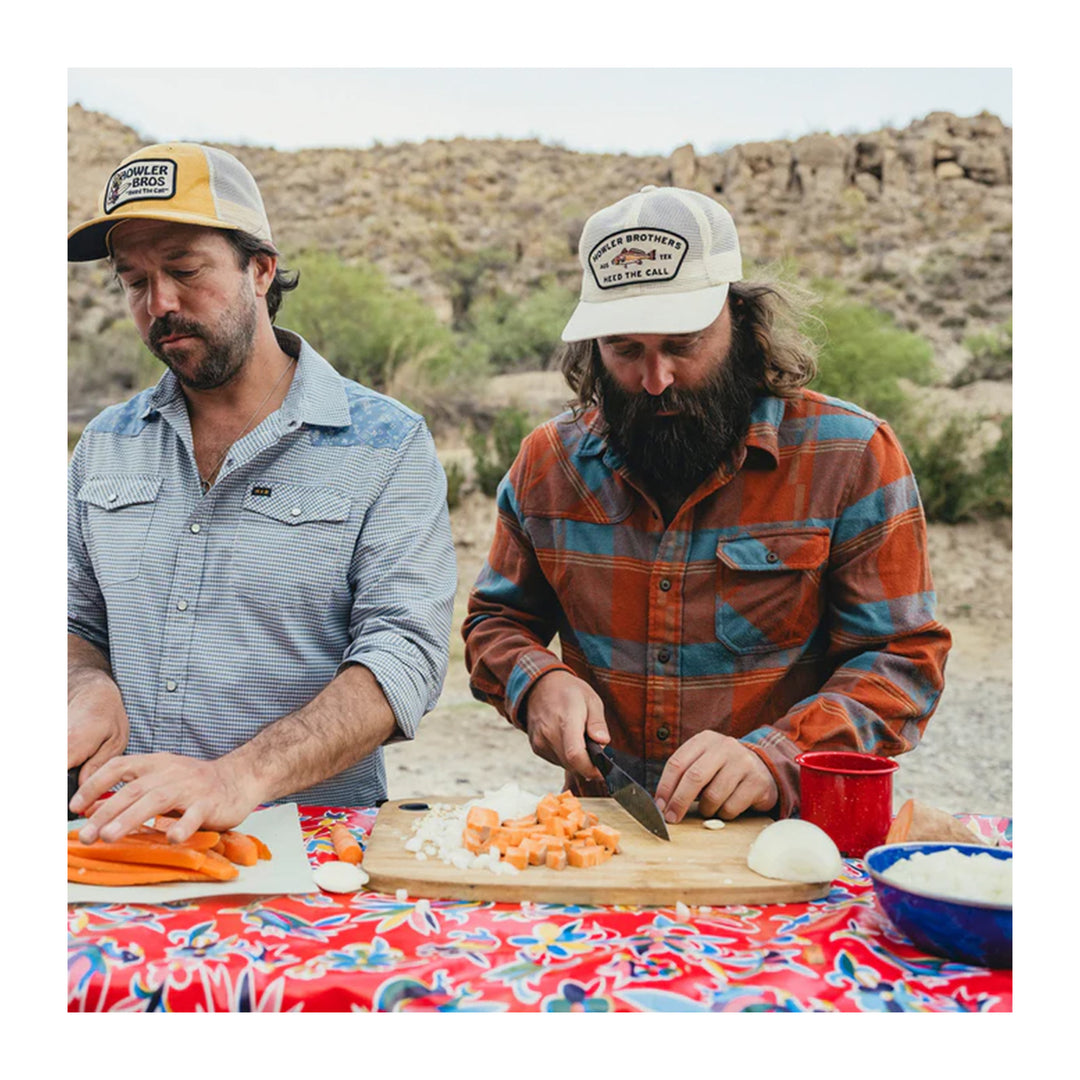 Howler Bros Unstructured Snapback Hats Feedstore : Redfish : Off White - Madison River Fishing Company