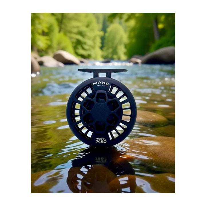 MAKO 7450 Trout Fly Reel Black Left Hand