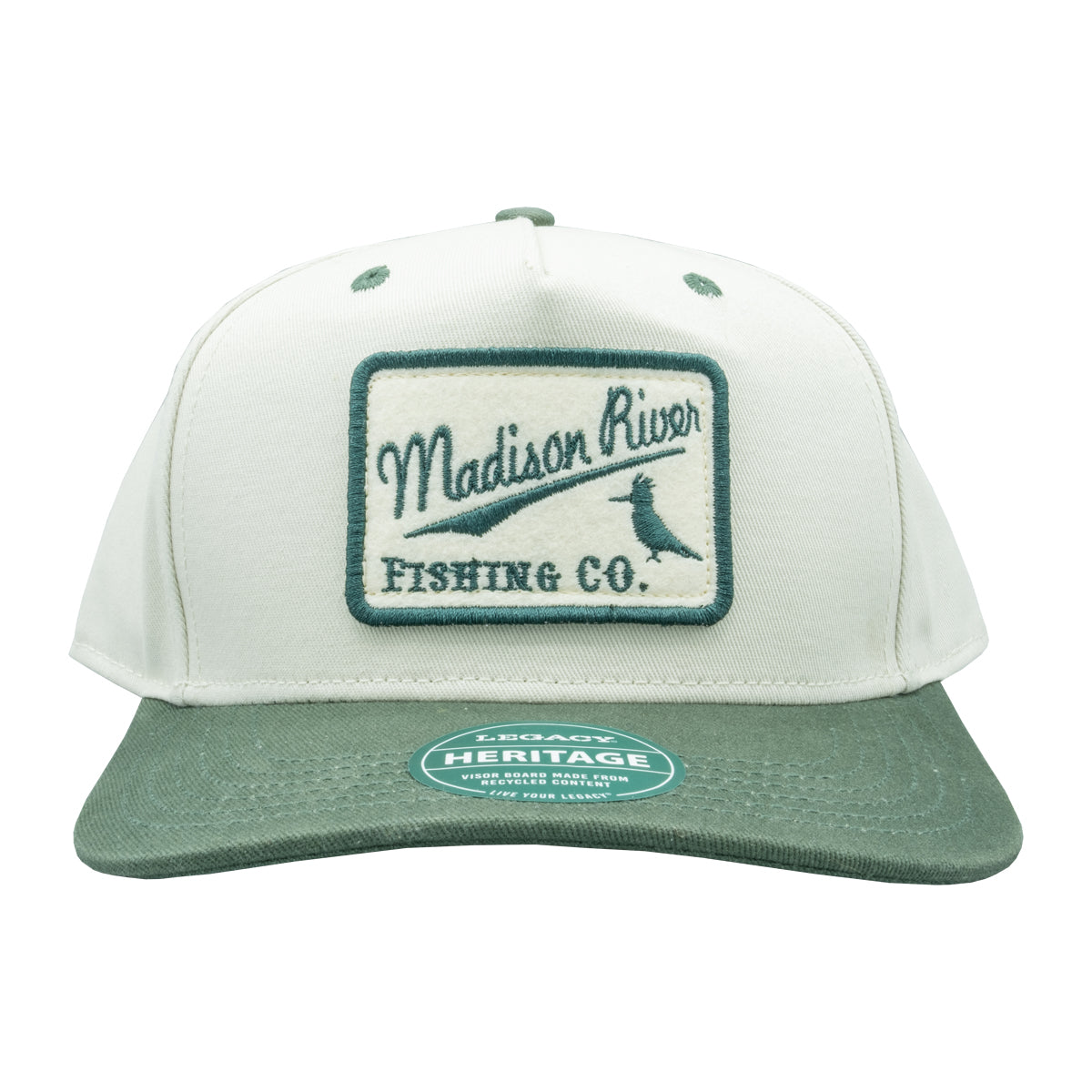 MRFC Logo Heritage Twill Hat – Madison River Fishing Company