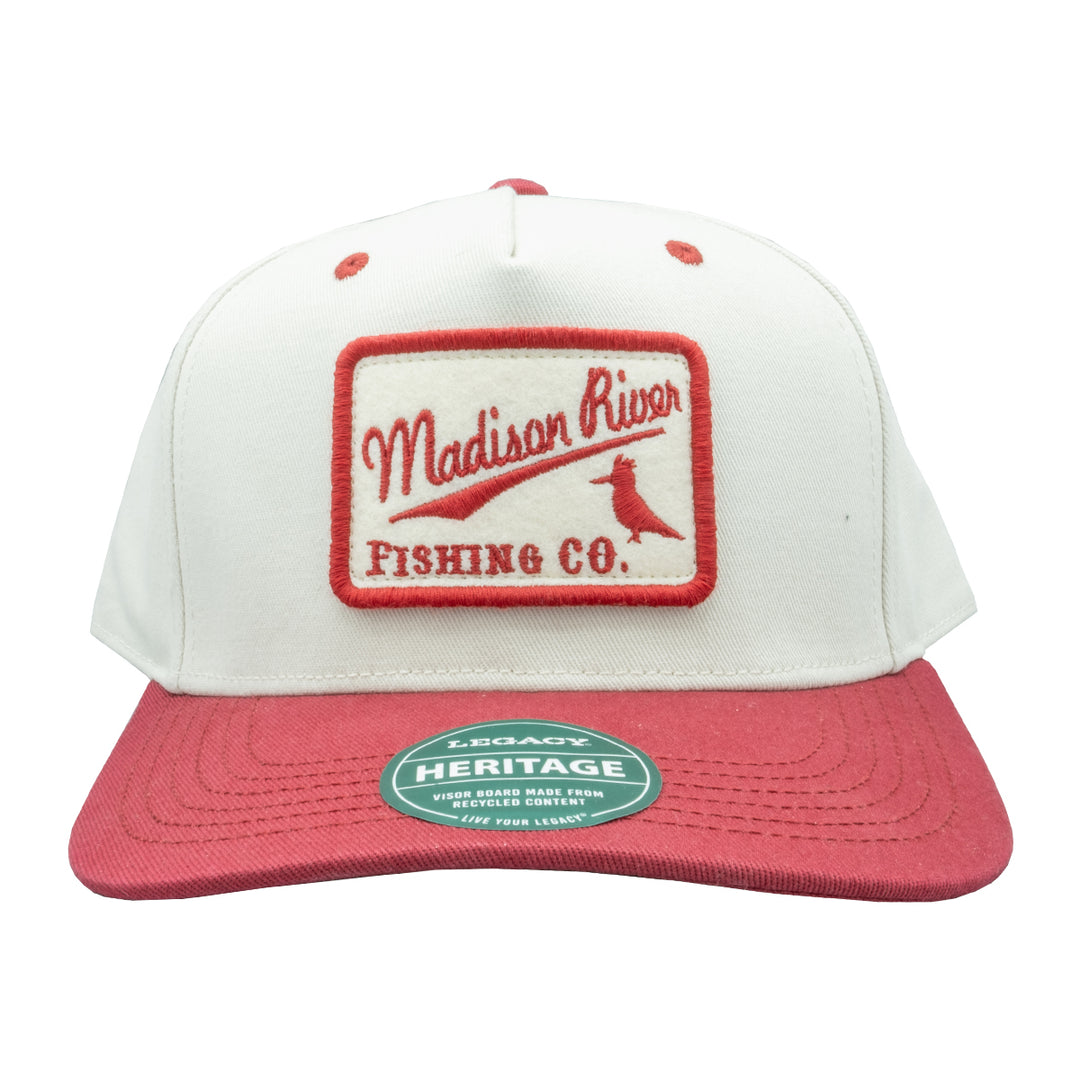 MRFC Logo Heritage Twill Hat Red