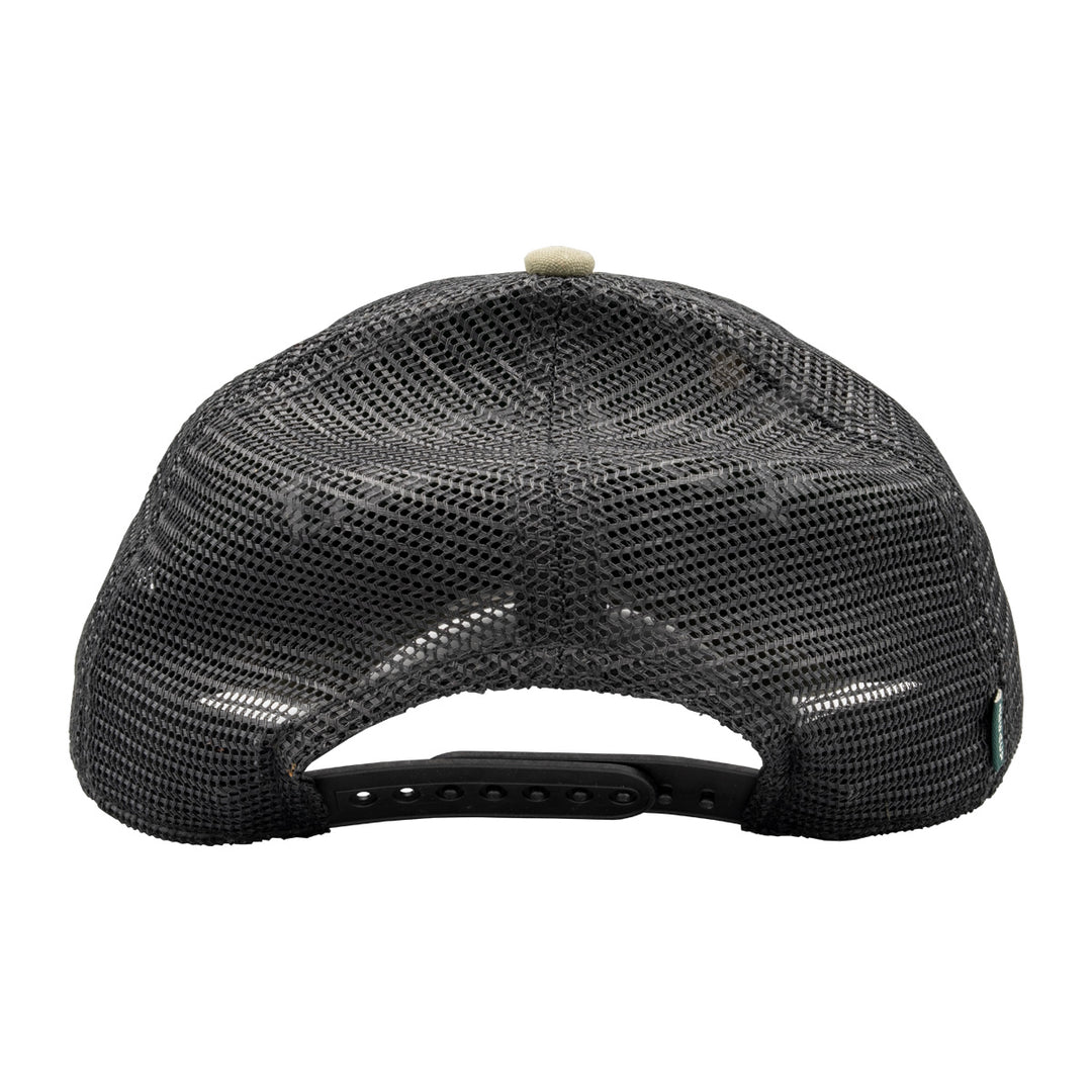 MRFC Logo LoPro Trucker Hat Olive/Black - Madison River Fishing Company