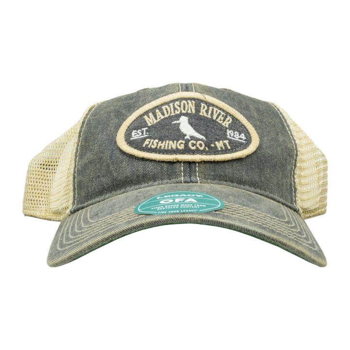 MRFC Logo OFA Trucker Black - Madison River Fishing Company