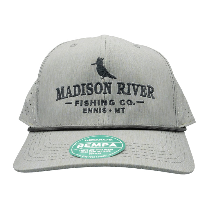 MRFC Logo Rempa Hat Eco Gray - Madison River Fishing Company