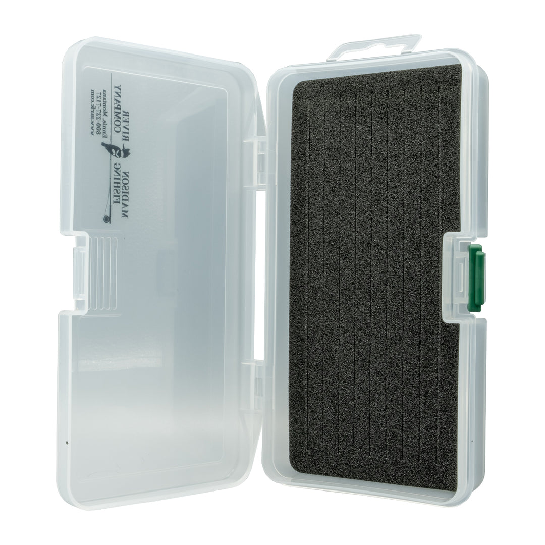Meiho MRFC Logo Slit Foam Fly Box Small - Madison River Fishing Company