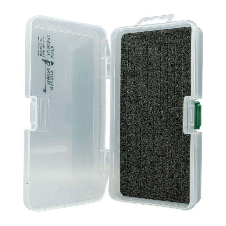 Meiho MRFC Logo Slit Foam Fly Box Small - Madison River Fishing Company