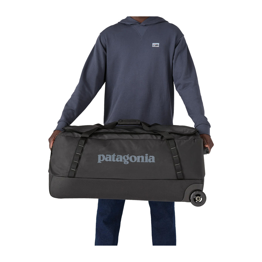 rolling duffel patagonia Patagonia Black Hole Wheeled Duffel 100 L Black