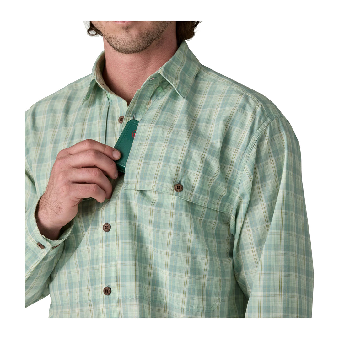Patagonia L/S Island Hopper Shirt Dipper: Rinsed Green - Madison River Fishing Company