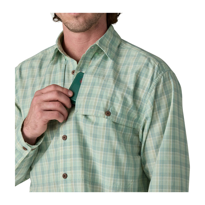 Patagonia L/S Island Hopper Shirt Dipper: Rinsed Green - Madison River Fishing Company