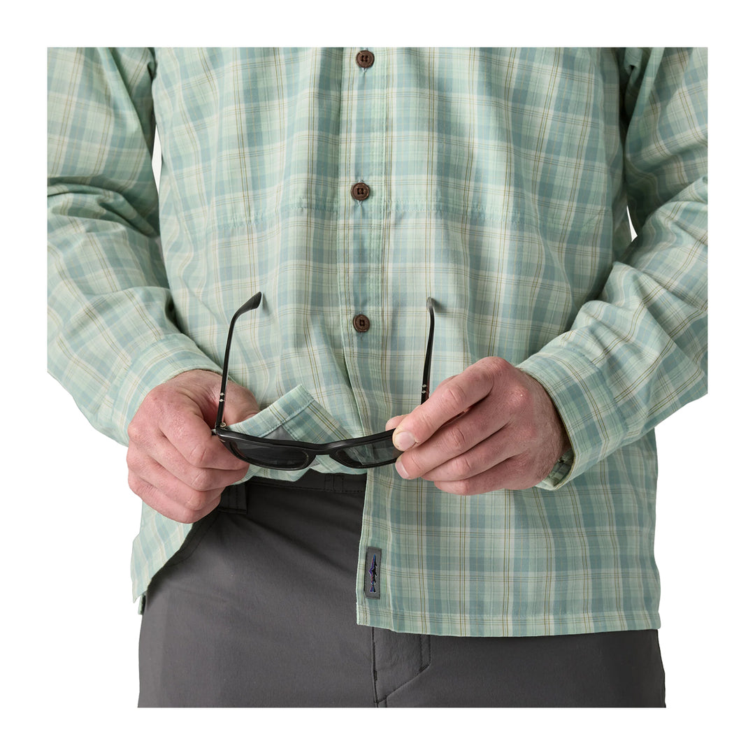Patagonia L/S Island Hopper Shirt Dipper: Rinsed Green - Madison River Fishing Company