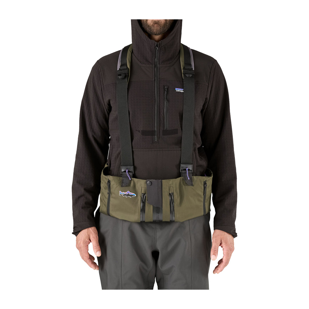 Patagonia Swiftcurrent Expedition Zip Front Waders Basin Green - Madison River Fishing Company