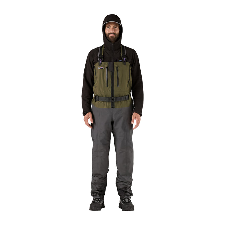 Patagonia Swiftcurrent Expedition Zip Front Waders Basin Green - Madison River Fishing Company