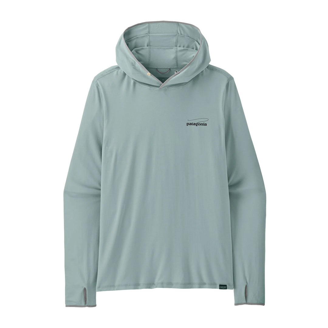 Patagonia Tropic Comfort Natural Graphic Hoody Casting Logo: Thermal Blue