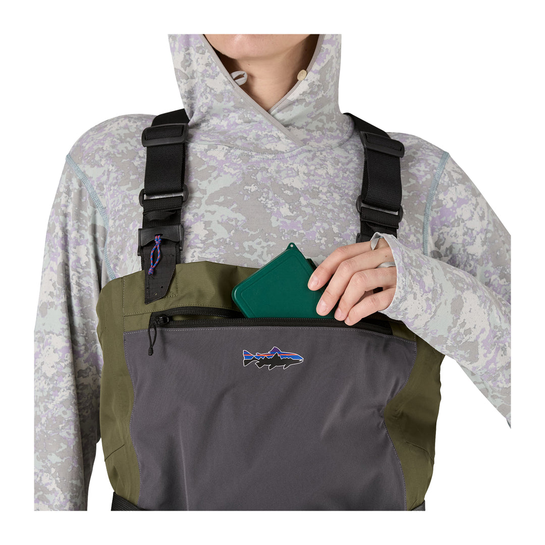 Patagonia Women's Swiftcurrent Traverse Waders Basin Green - Madison River Fishing Company