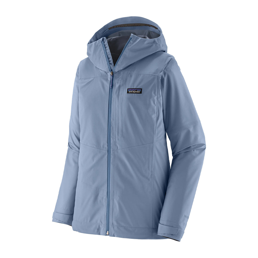 Patagonia Womens Boulder Fork Rain Jacket Smolder Blue