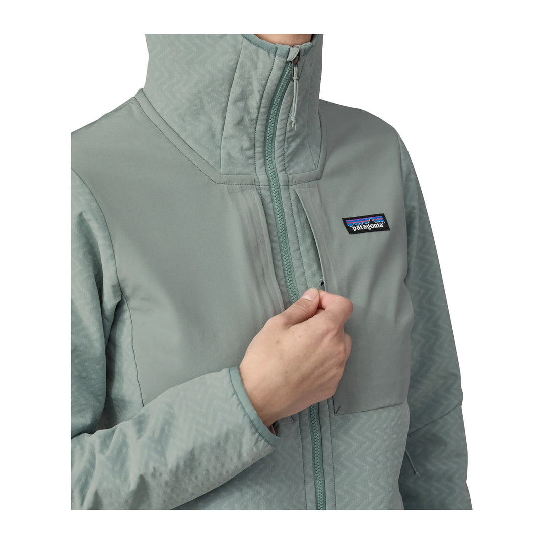 Patagonia Womens R2 CrossStrata Hoody Thermal Blue - Madison River Fishing Company