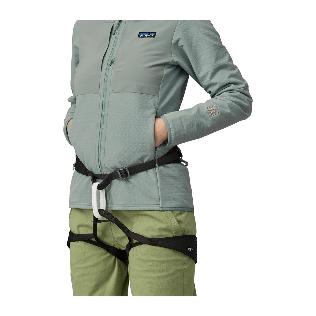 Patagonia Womens R2 CrossStrata Hoody Thermal Blue - Madison River Fishing Company