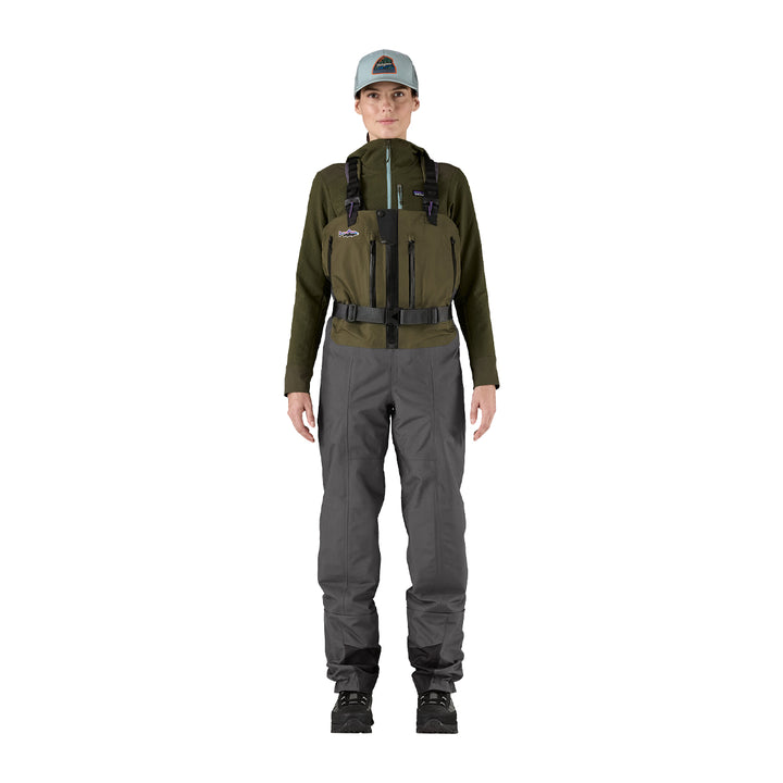 Patagonia Womens Swiftcurrent Expedition Zip Front Waders Basin Green - Madison River Fishing Company