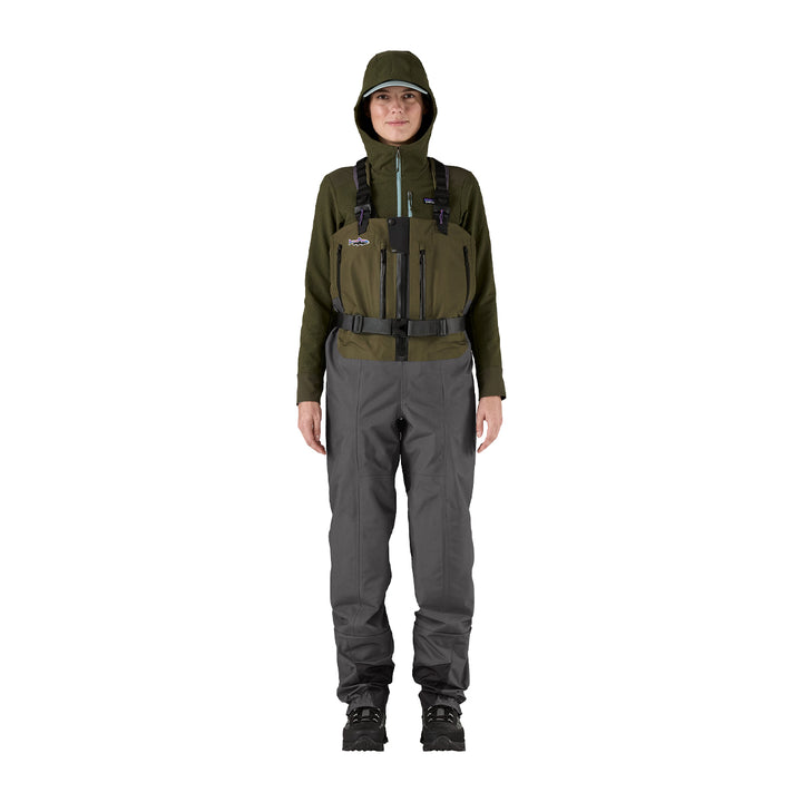 Patagonia Womens Swiftcurrent Expedition Zip Front Waders Basin Green - Madison River Fishing Company