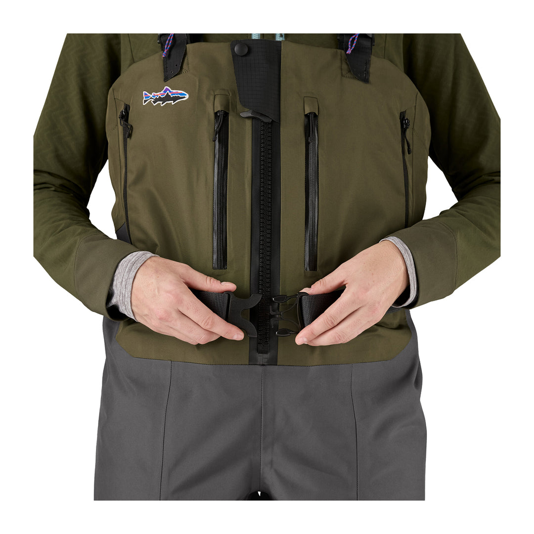 Patagonia Womens Swiftcurrent Expedition Zip Front Waders Basin Green - Madison River Fishing Company