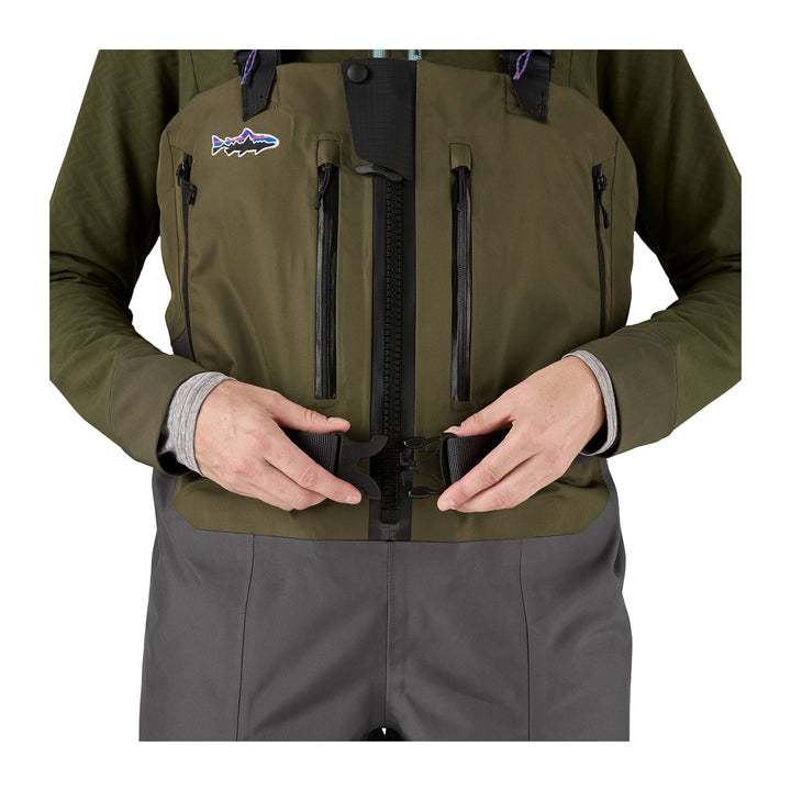 Patagonia Womens Swiftcurrent Expedition Zip Front Waders Basin Green - Madison River Fishing Company