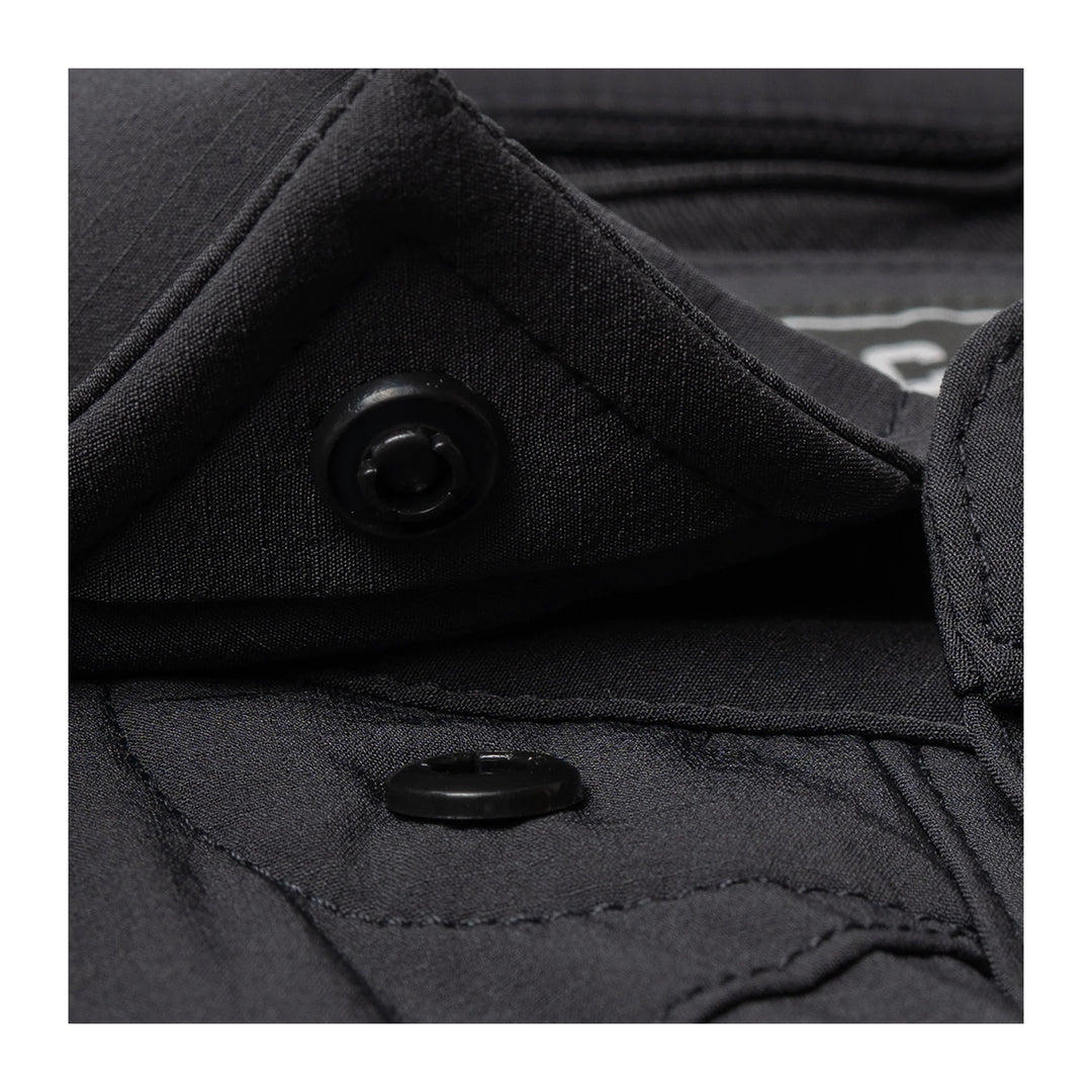 Poncho The Charro Western Tuff-Thread Shirt Regular Black (Jet Black)