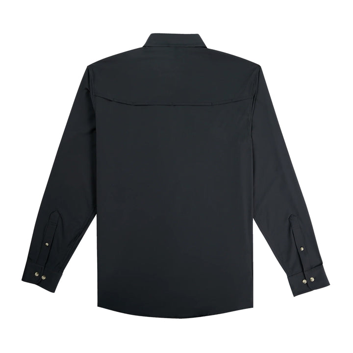 Poncho The Charro Western Tuff-Thread Shirt Regular Black (Jet Black)